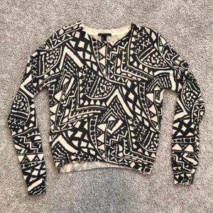 Forever 21 Geometric Sweater